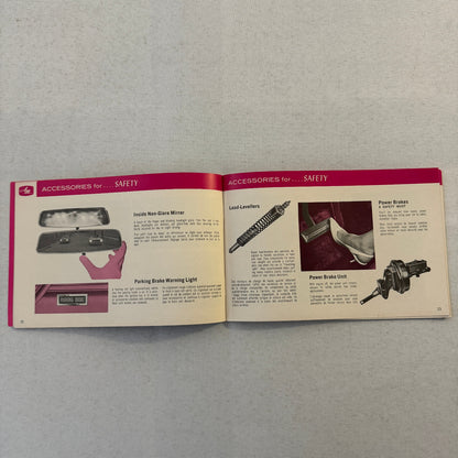 1966 American Motors Accessories Sales Brochure Catalog Advertising Wheels Radio
