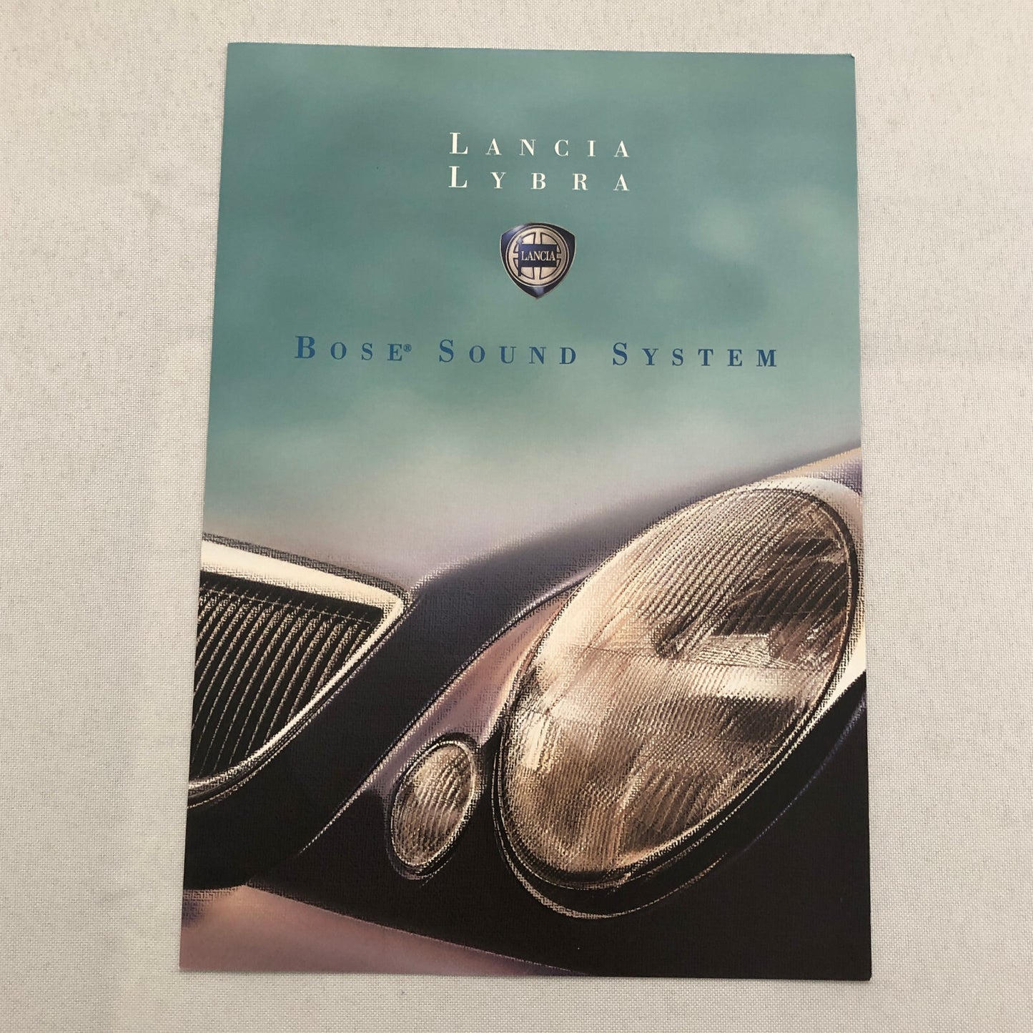 Lancia Lybra Car Sales Brochure Catalog GERMAN Text European Harrison Ford