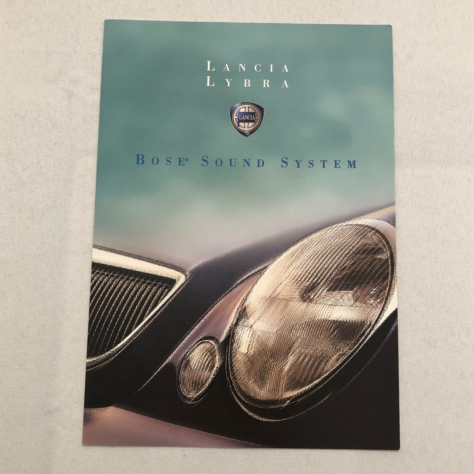 Lancia Lybra Car Sales Brochure Catalog GERMAN Text European Harrison Ford