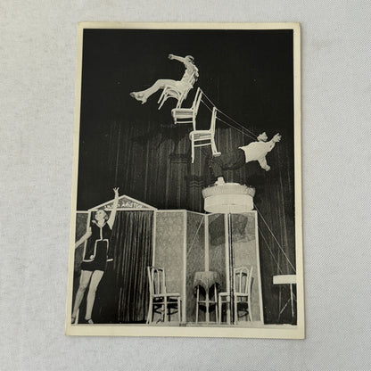 Vintage Circus Acrobat Balancing Act Postcard Lilian Ariston Company Berlin