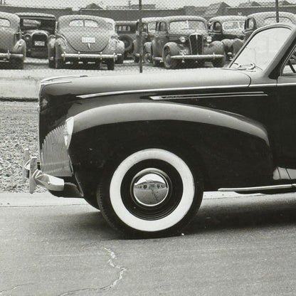 Vintage 1938 Lincoln Zephyr Convertible Car Photo Photograph Modern Print