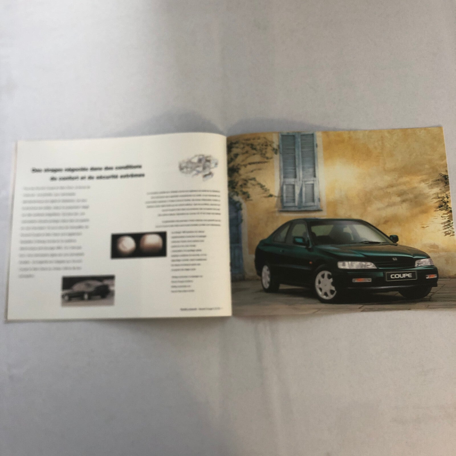 Honda Accord Coupe Aero Deck Wagon Brochure Catalog FRENCH European 1994 1995