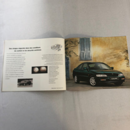 Honda Accord Coupe Aero Deck Wagon Brochure Catalog FRENCH European 1994 1995