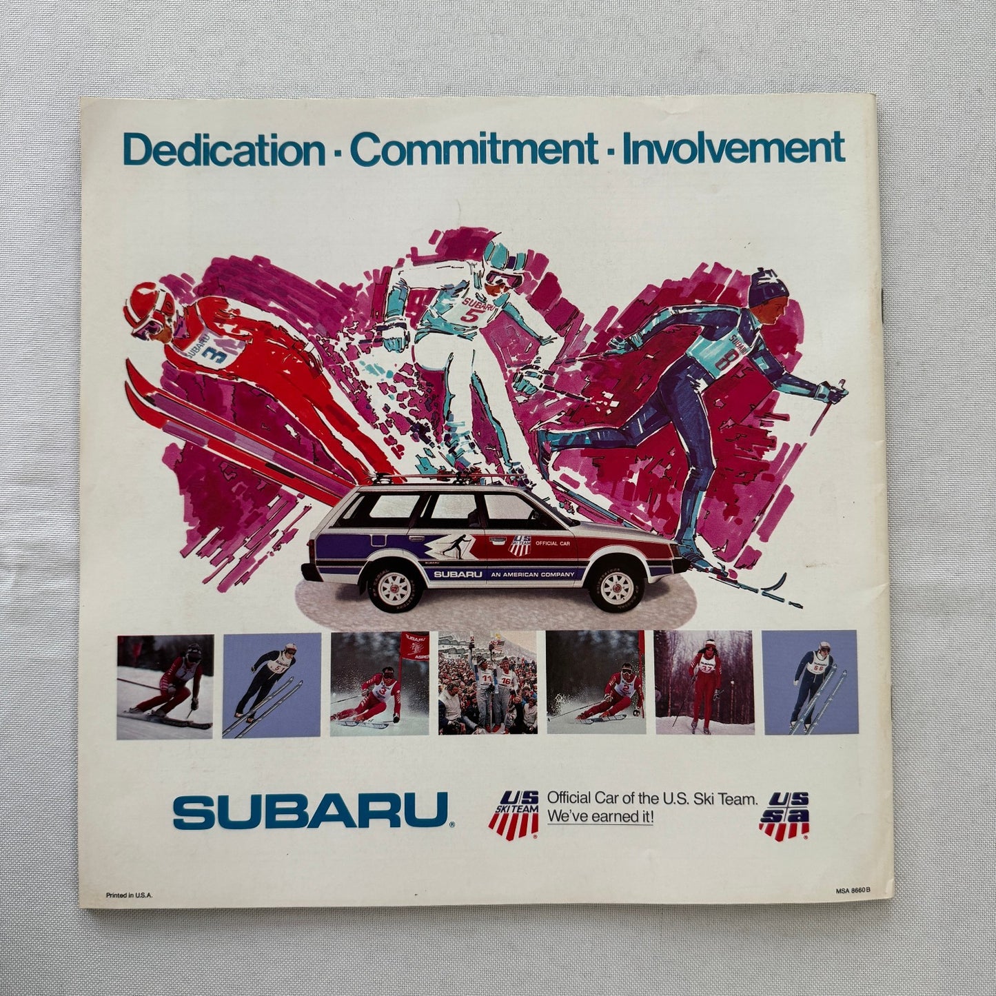 1985 Subaru Car Sales Brochure Catalog Advertising Turbo GL STD DL Wagon Brat +