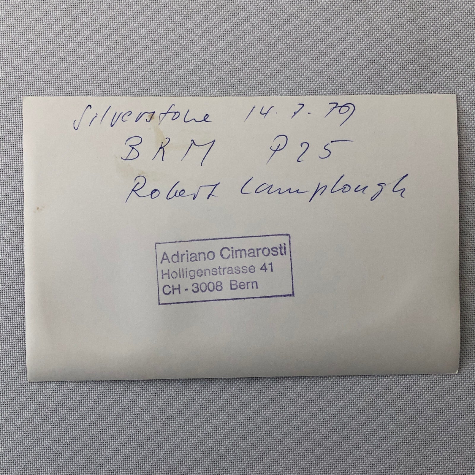 Vintage Racing Photo Photograph BRM Silverstone