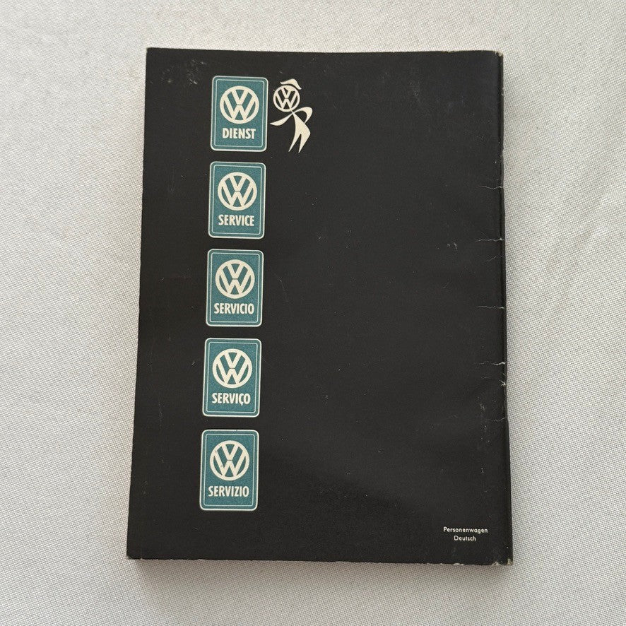 1960 Volkswagen Beetle Owners Manual Instruction Book Convertible Coupe GERMAN