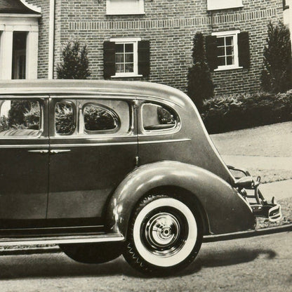 Vintage 1937 Packard Car Automobile Photo Photograph Modern Print