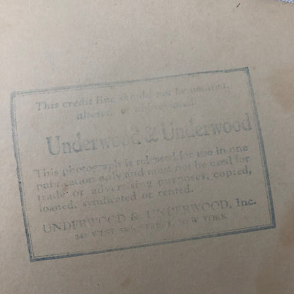 Press Photo Photograph Happy Young Child Girl Underwood & Underwood
