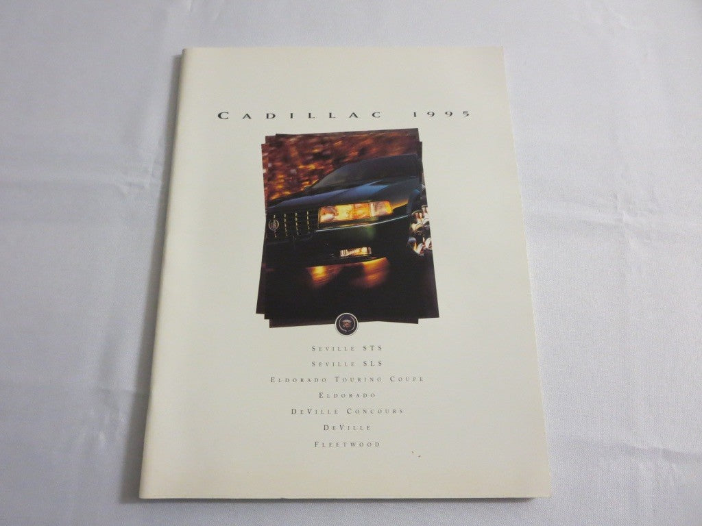1995 Cadillac Sales Brochure Catalog Eldorado Seville STS Fleetwood +