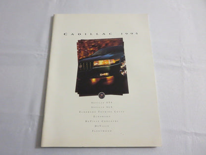 1995 Cadillac Sales Brochure Catalog Eldorado Seville STS Fleetwood +