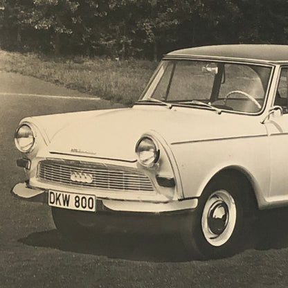Auto Union DKW Junior De Luxe Car Factory Press Photo Photograph Vintage