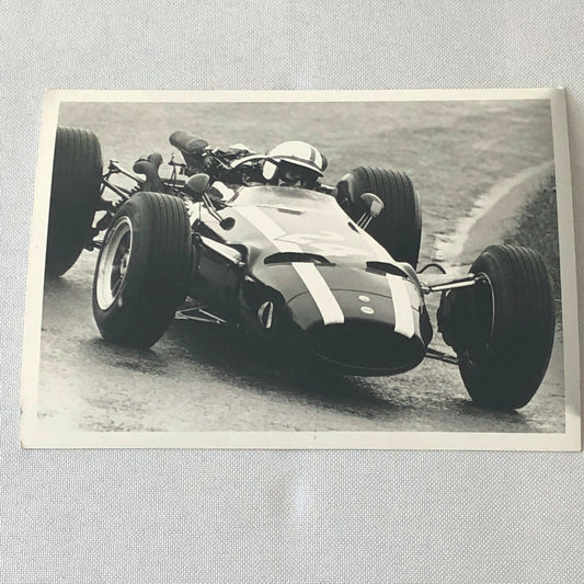 Vintage John Surtees 1966 Dutch Grand Prix Cooper Car Racing Photo Photograph