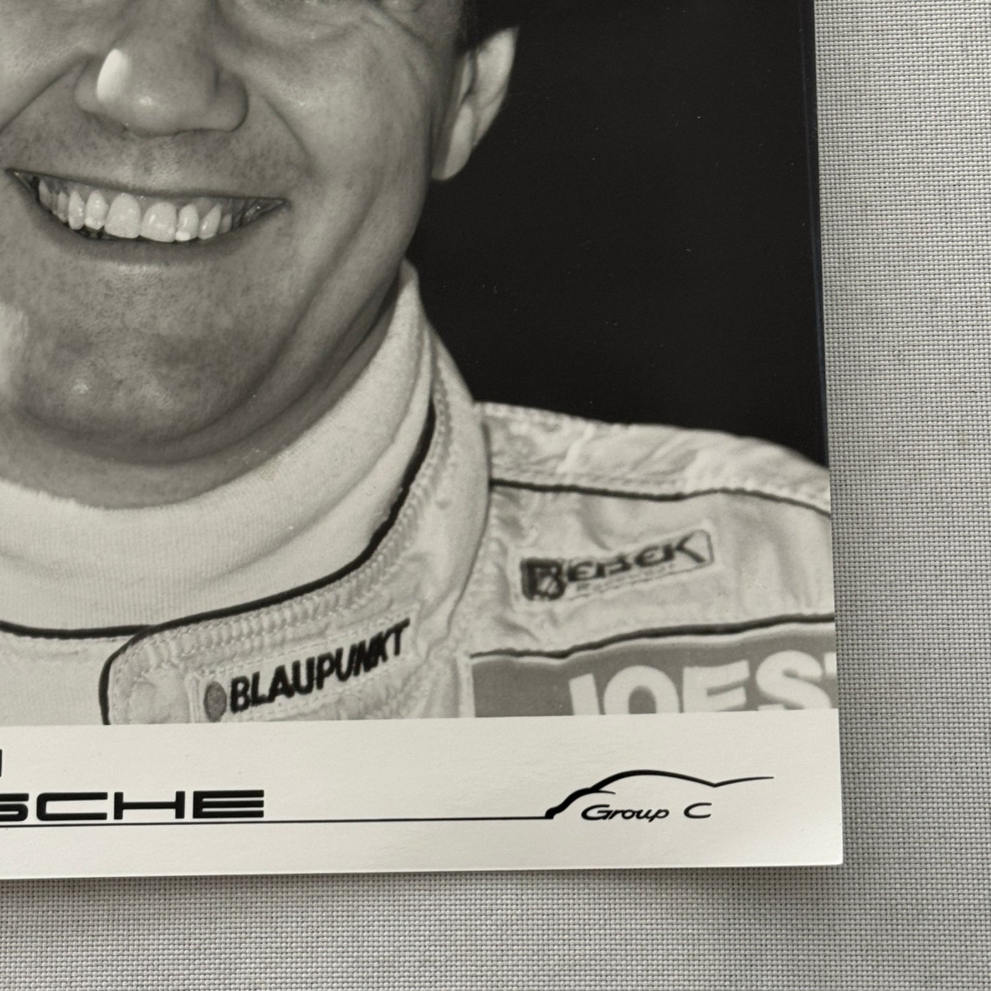 Porsche Racing Driver Frank Jelinski Factory Press Photo Photograph