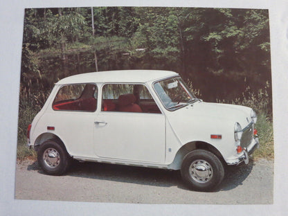Vintage Austin Mini Sales Sheet Brochure Advertising 