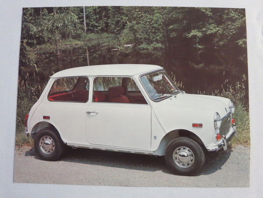Vintage Austin Mini Sales Sheet Brochure Advertising 