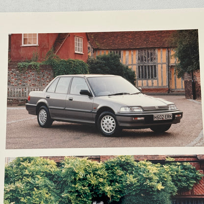 Honda Civic GL Saloon Sedan Car Factory Press Photo Photograph European Market