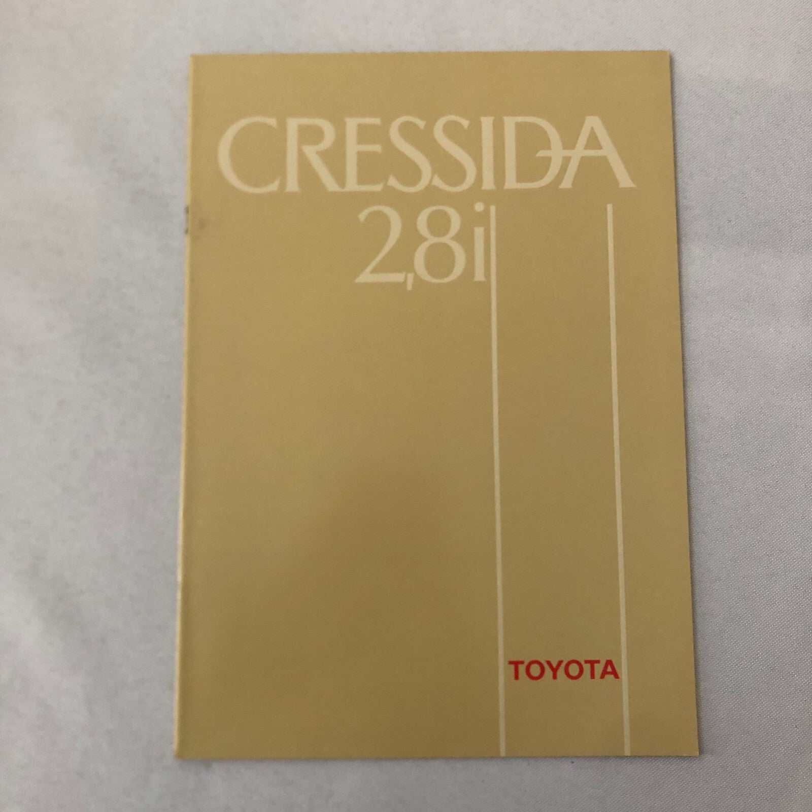Toyota Cressida Car Sales Brochure Catalog Kombi Wagon German Italian French