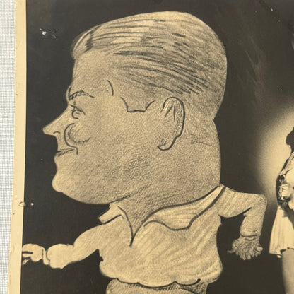 Vintage Circus Rollerskating Roller Skate Act Photo Photograph Chick Finks