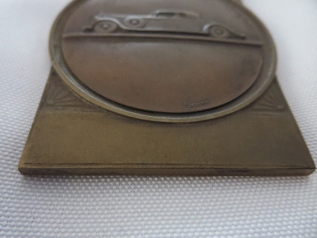 Vintage 1958 Dutch Car Club Rally Badge Emblem Vier Vlaanderenrit Four Flanders