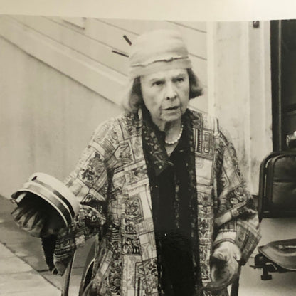 Vintage Movie Film Press Photo Photograph Maxie Ruth Gordon Motorcycle Bike 1985