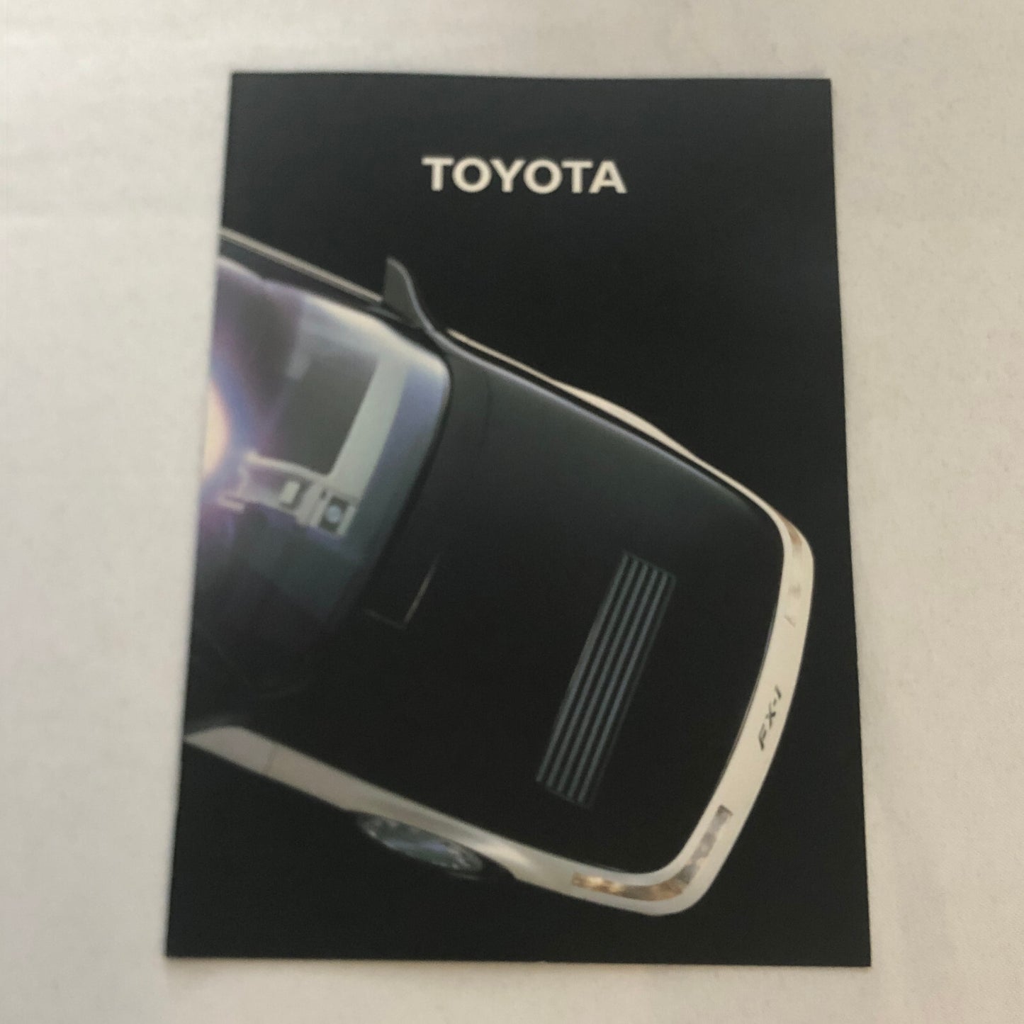 Toyota FX-1 Concept Car Prototype Sales Brochure Catalog Toyota FX1