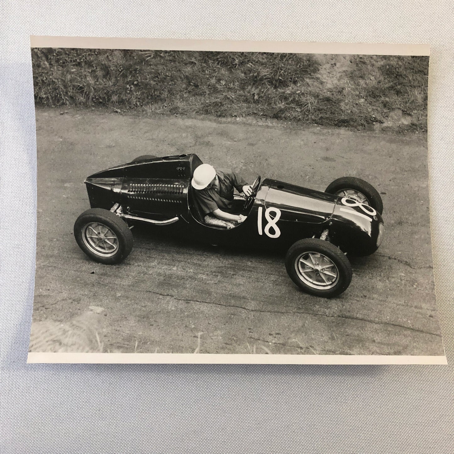 Vintage Racing Photo Photograph Print Shelsley Walsh Cooper Car 1958 Mike Hatton