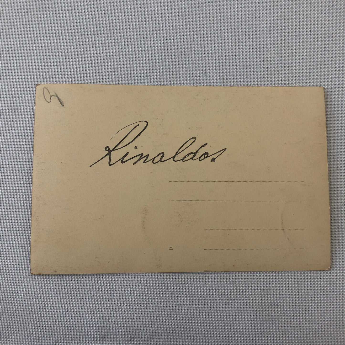 Circus Performer Aerial Acrobats Rinaldos Trio RPPC Real Photo Postcard