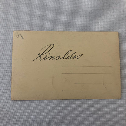 Circus Performer Aerial Acrobats Rinaldos Trio RPPC Real Photo Postcard