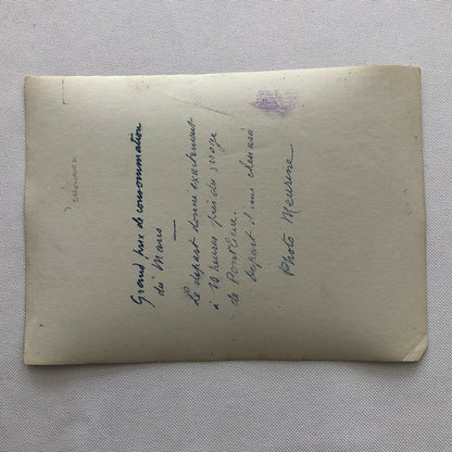 Antique Press Photo Photograph Agence Meurisse Paris Nice Rally ? Racing Car 