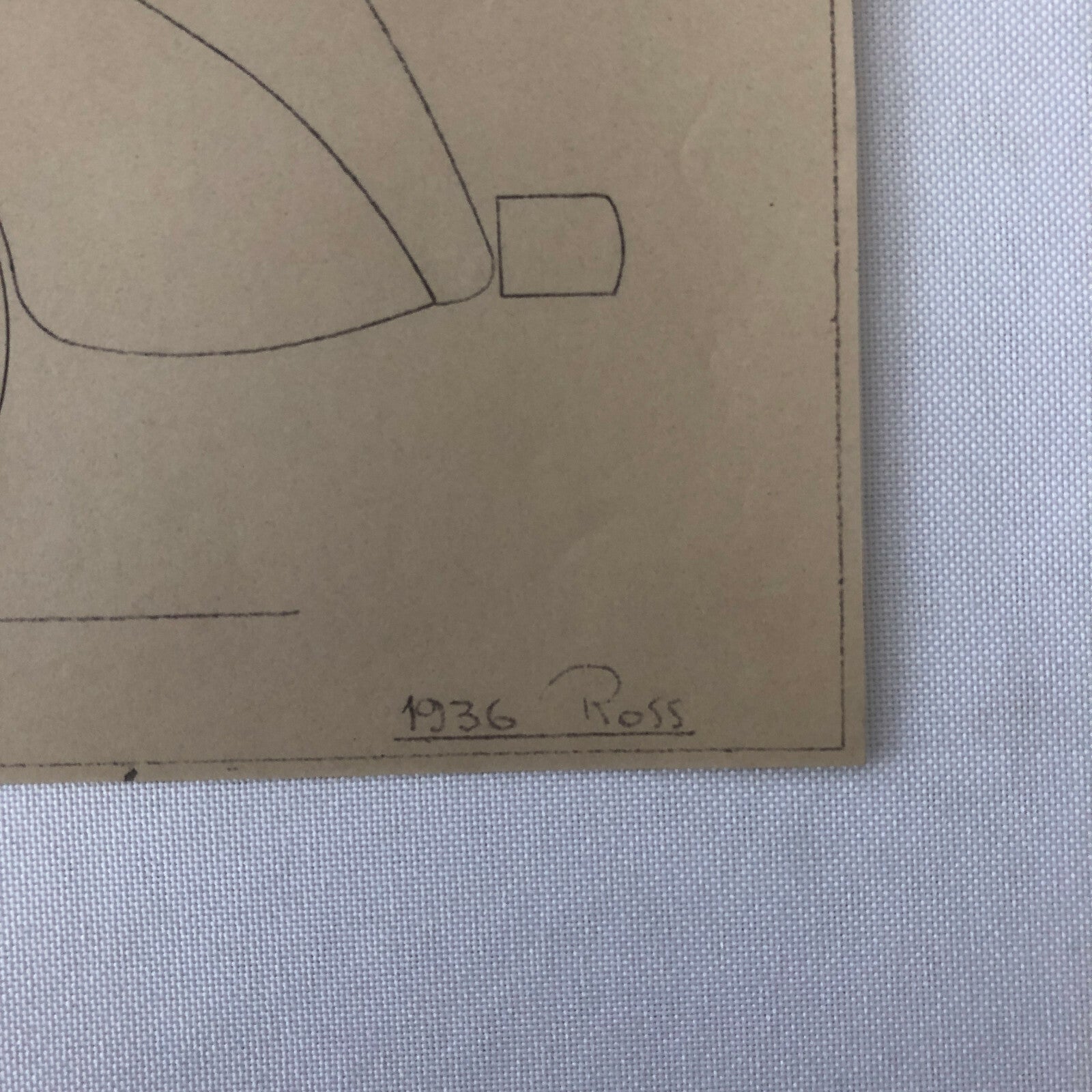 1936 Coachbuilder Car Design Blueprint Rendering Blue Print Coupe Body Style 