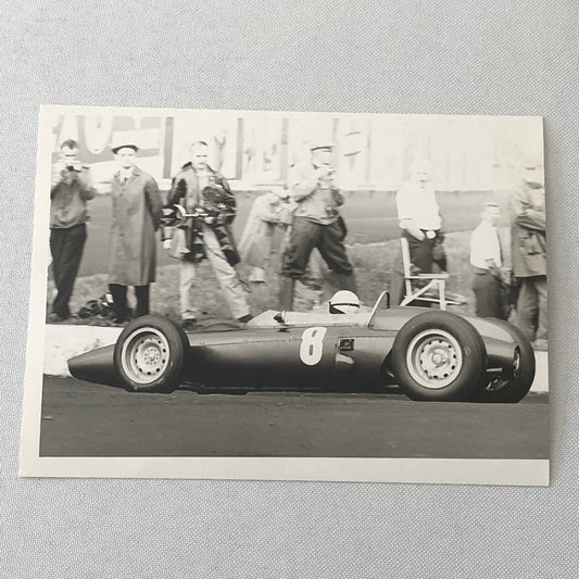 Innes Ireland Grand Prix Racing Car Driver Photo Photograph Print Gunther Molter