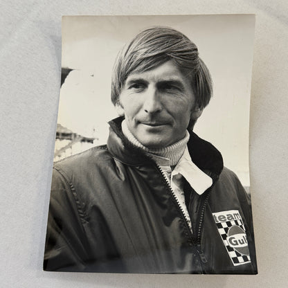 Porsche Racing Driver Derek Bell Photo Photograph Vintage