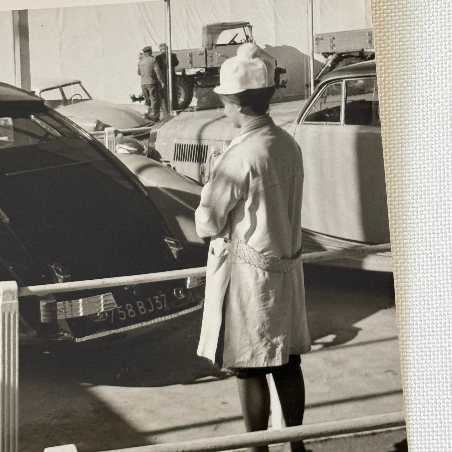 Vintage Streamlined Car Photo Photograph Print Unidentified Possibly Voisin