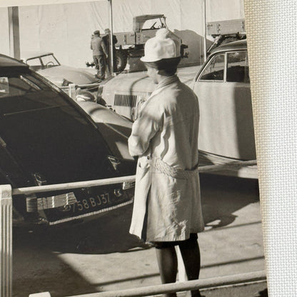 Vintage Streamlined Car Photo Photograph Print Unidentified Possibly Voisin