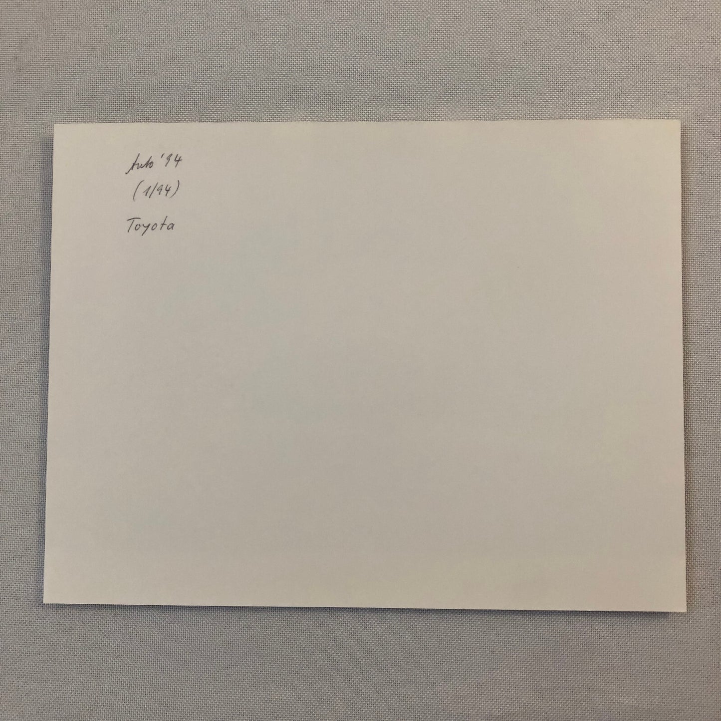 1994 Toyota Supra Car Factory Press Photo Photograph Print