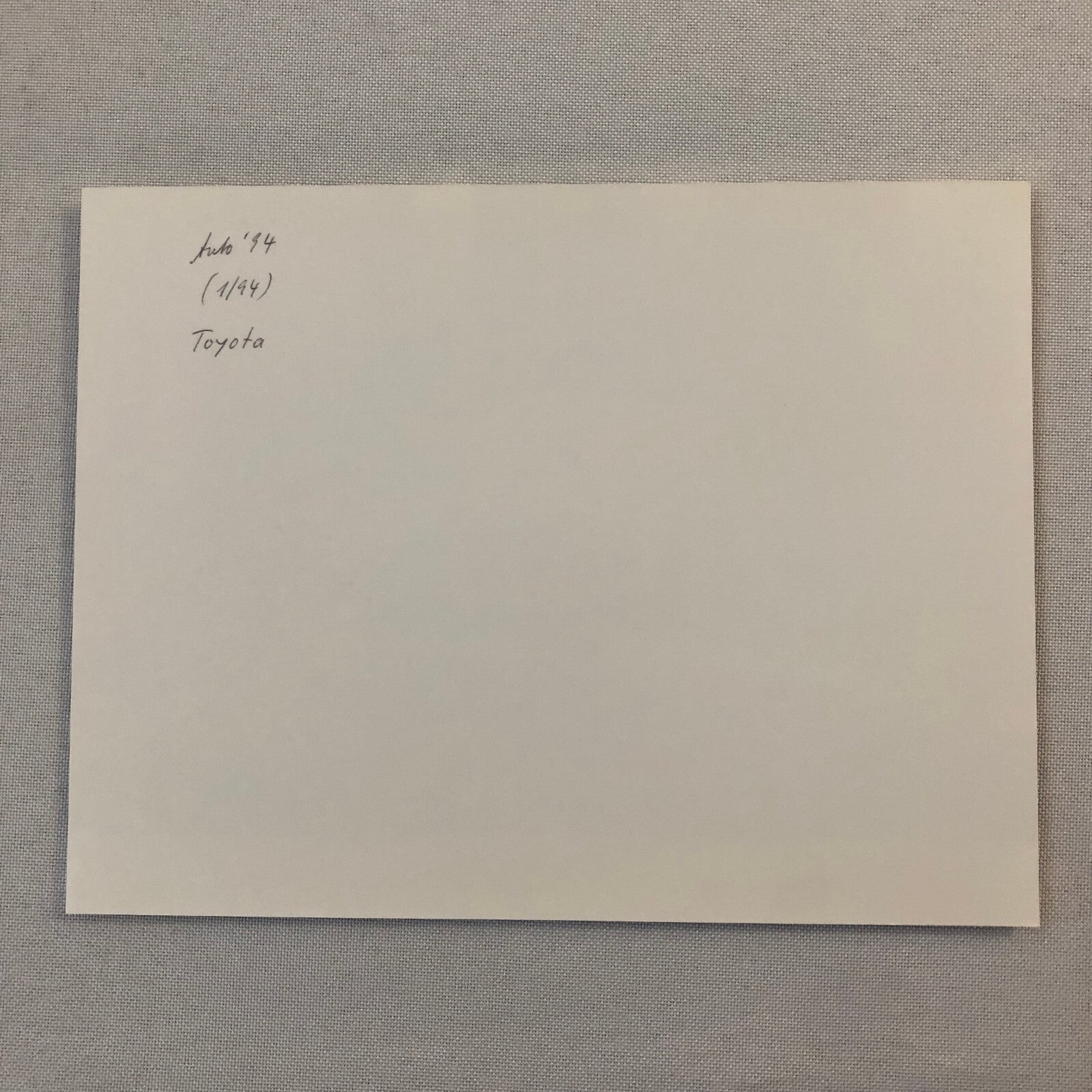 1994 Toyota Supra Car Factory Press Photo Photograph Print