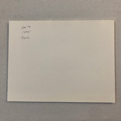 1994 Toyota Supra Car Factory Press Photo Photograph Print