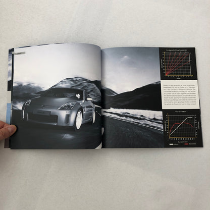 Nissan 350Z 350 Z Coupe and Roadster Car Sales Brochure Catalog GERMAN Text 2007