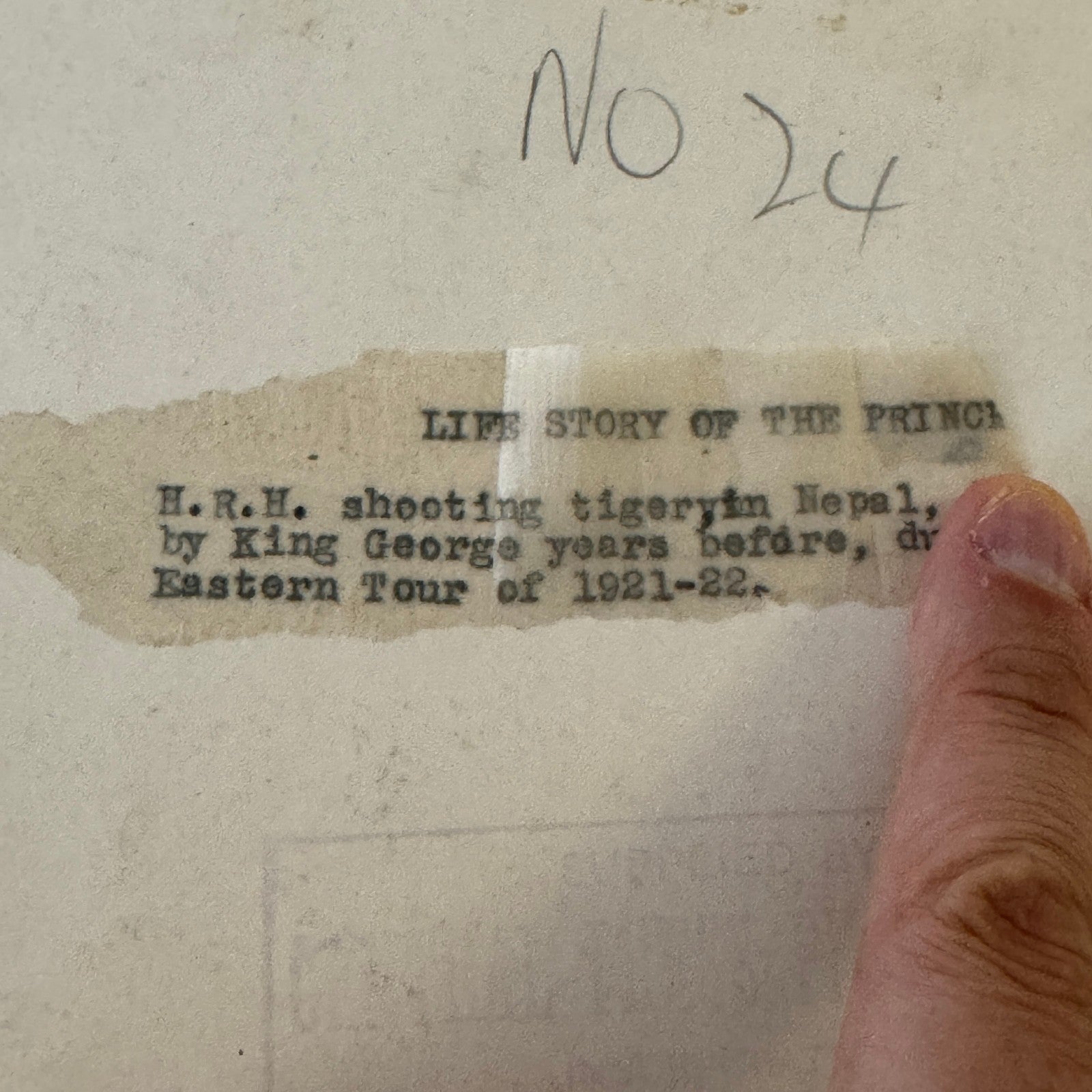 Edward Prince of Wales King Edward VIII Nepal Tiger Hunt Press Photo Photograph