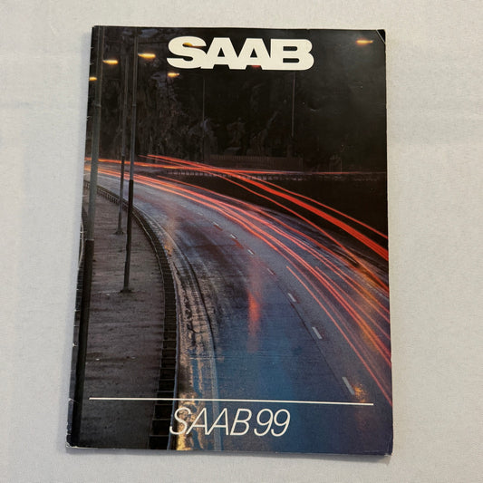 1983 Saab 99 Car Sales Brochure Catalog Advertising Vintage GERMAN Language