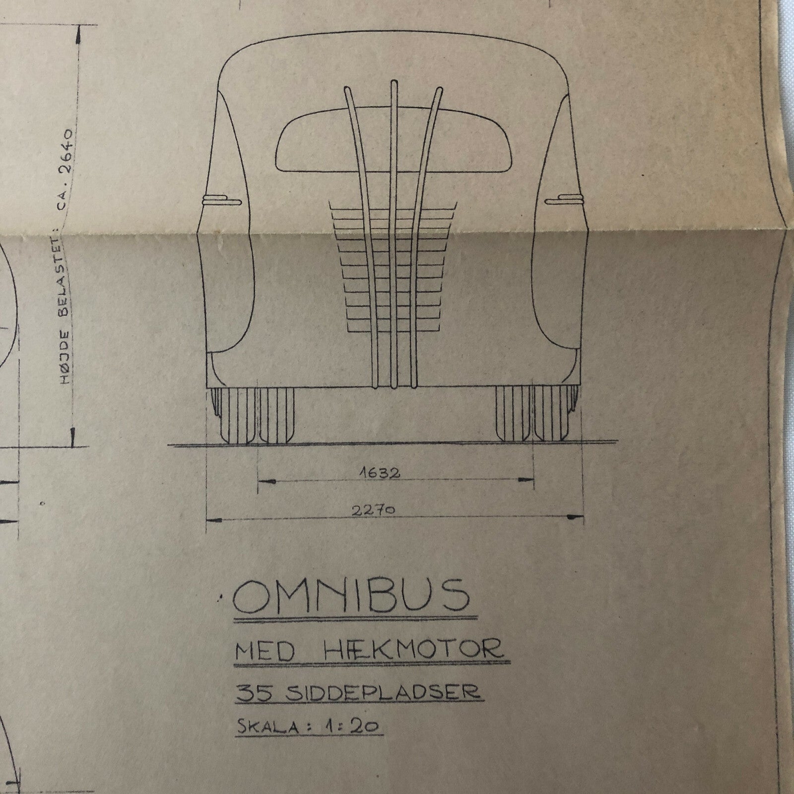 1936 Coachbuilder Bus Design Blueprint Rendering Blue Print Coach Bus Truck