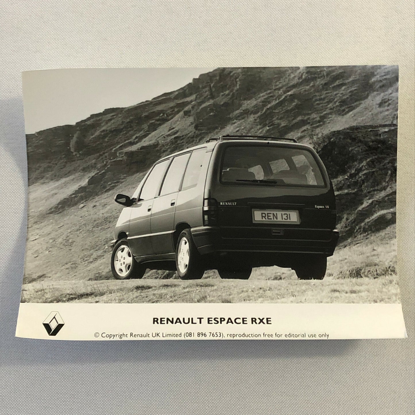Renault Espace Mini Van Press Photo Photograph Lot of 4 - RN RT RXE Models 