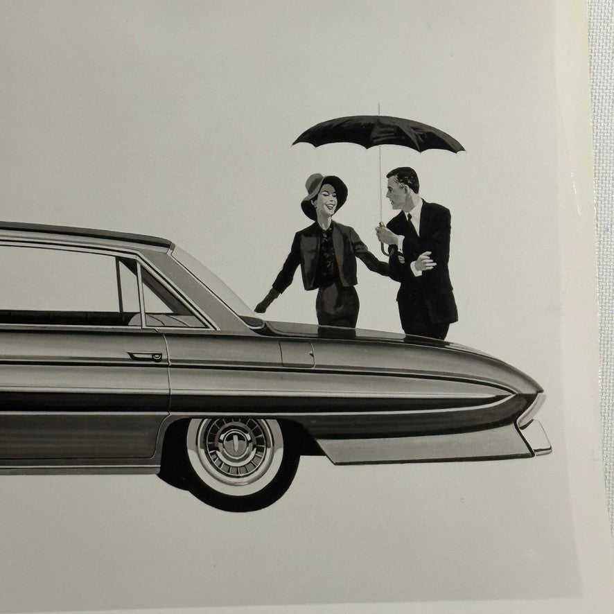 1961 Oldsmobile 98 Holiday Sedan Car Photo Photograph Ninety Eight