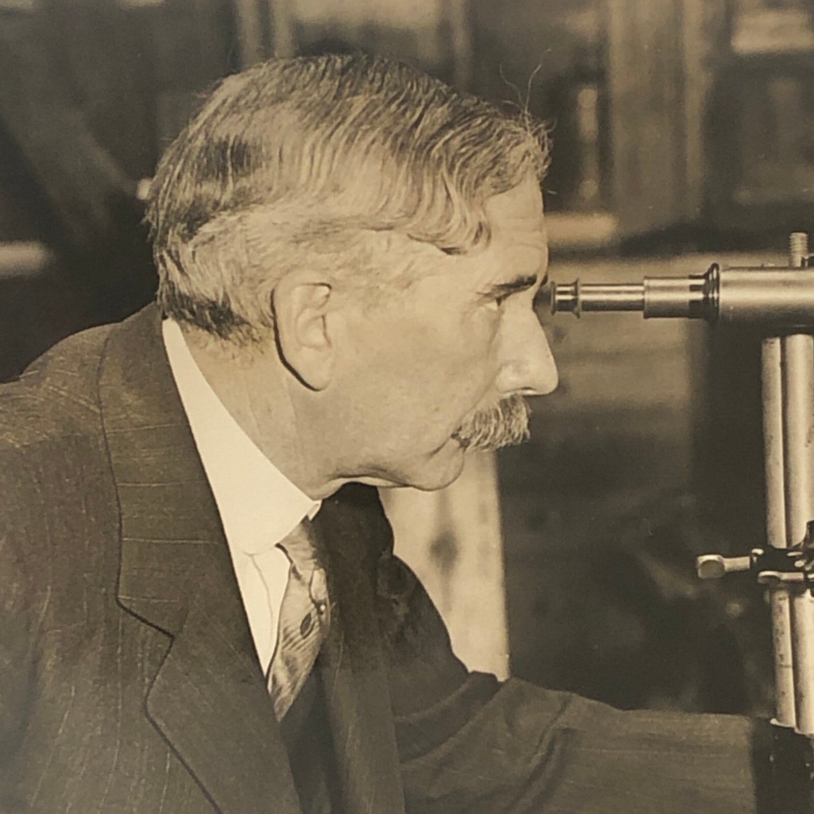 Press Photo Photograph Charles Greeley Abbot Smithsonian Scientist Sun Death Ray