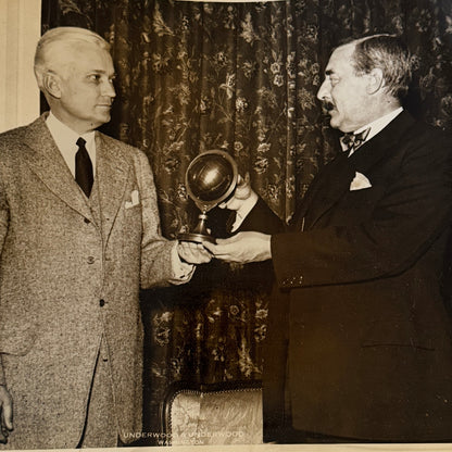 Press Photo Photograph Aviation Aircraft Speed Record 1932 G.H. Stainforth