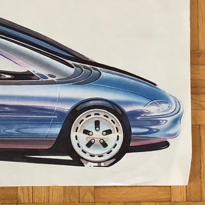Car Styling Concept Illustration Art Drawing Sketch Vintage