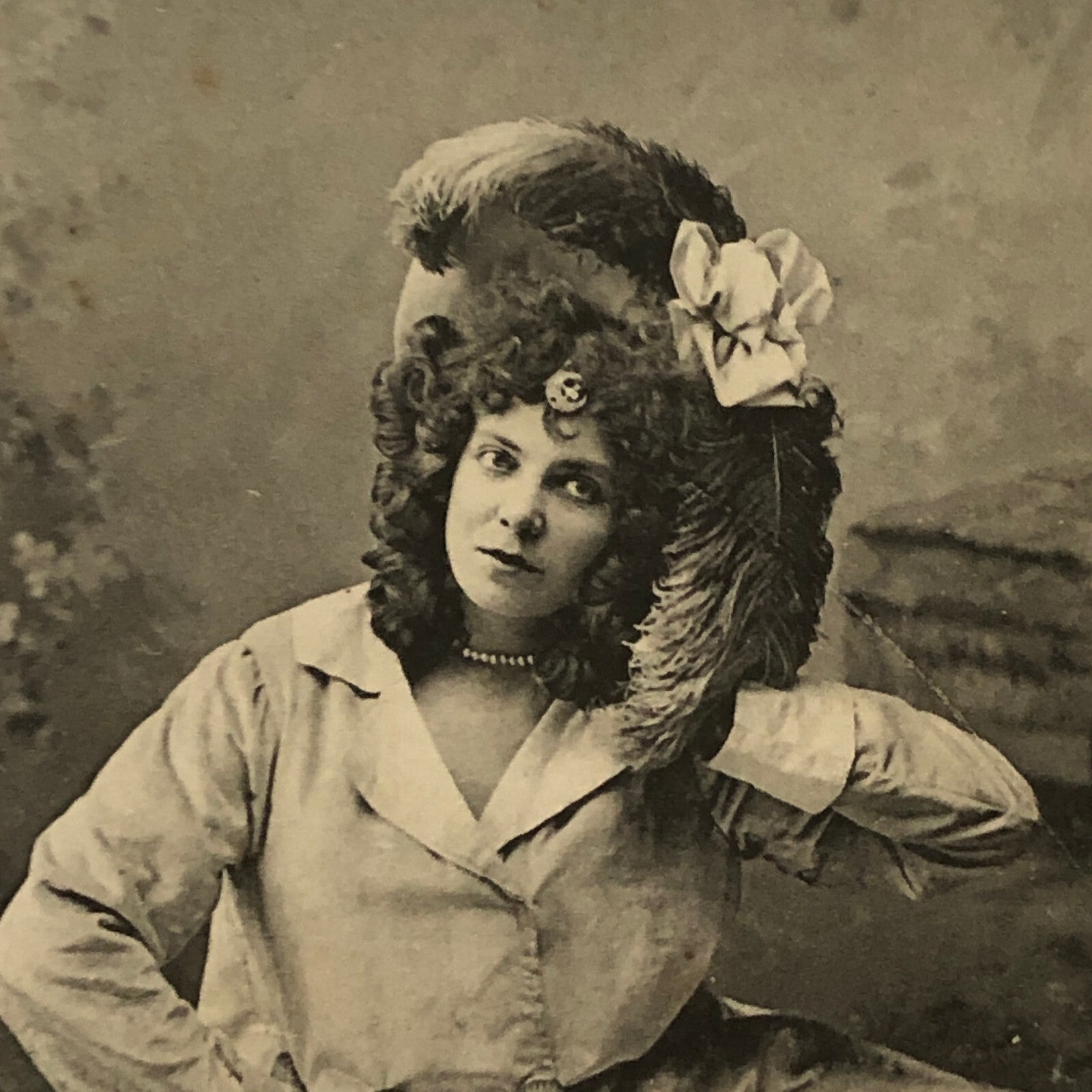 Circus Performer Dancer Acrobat Mariette Parez Postcard Post Card Vintage