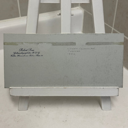 1940 Lincoln Continental Cabriolet Illustration Art Drawing Vintage Miniature