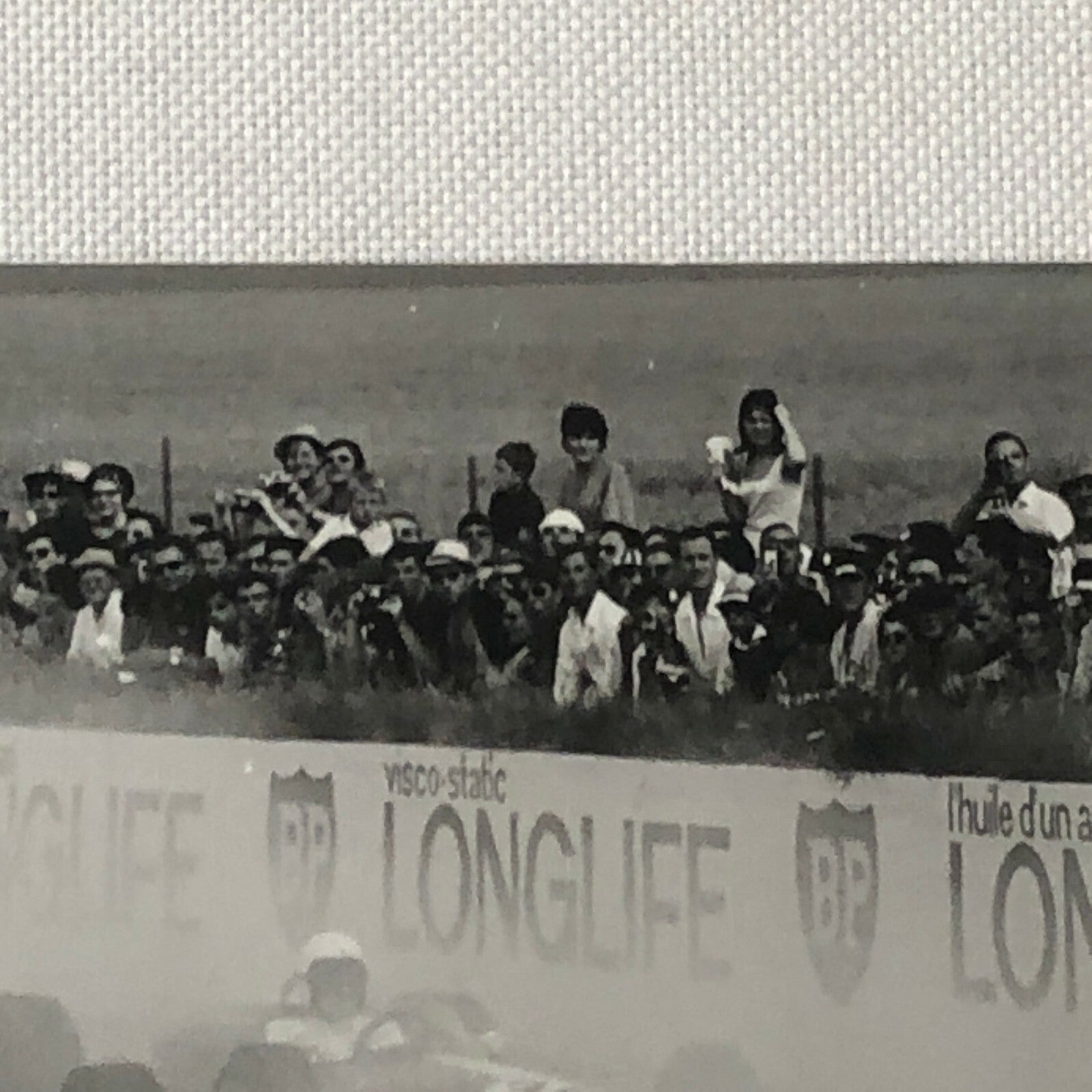 Vintage Racing Photo Photograph Reims 1968 Denny Hulme McLaren + 