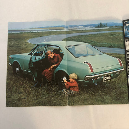 Toyota Carina 1600 Car Sales Brochure Catalog GERMAN Text European Market 1972